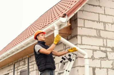 Pose et remplacement de gouttières à Millebosc